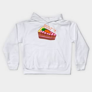 Never Say "No" To Carrot Cake. Kids Hoodie